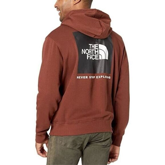 The North Face Box NSE Pullover Chocolate Brown Hoodie Sweatshirt Women's Medium - Picture 1 of 11